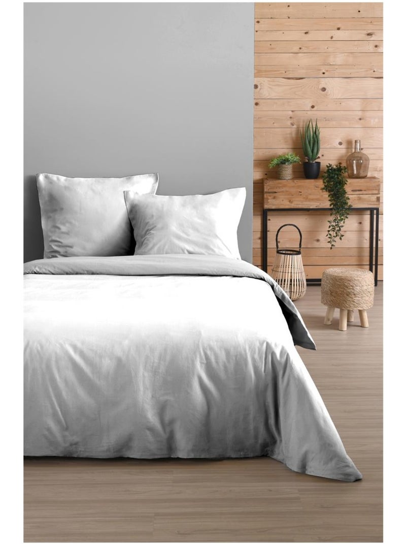 Drap housse en coton Eden Blanc - Kiabi