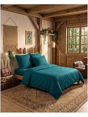 Drap housse en coton Eden