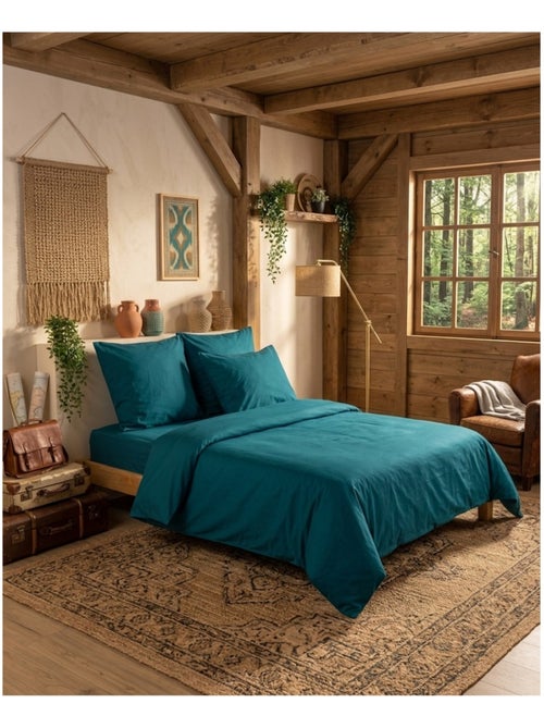 Drap housse en coton Eden - Kiabi