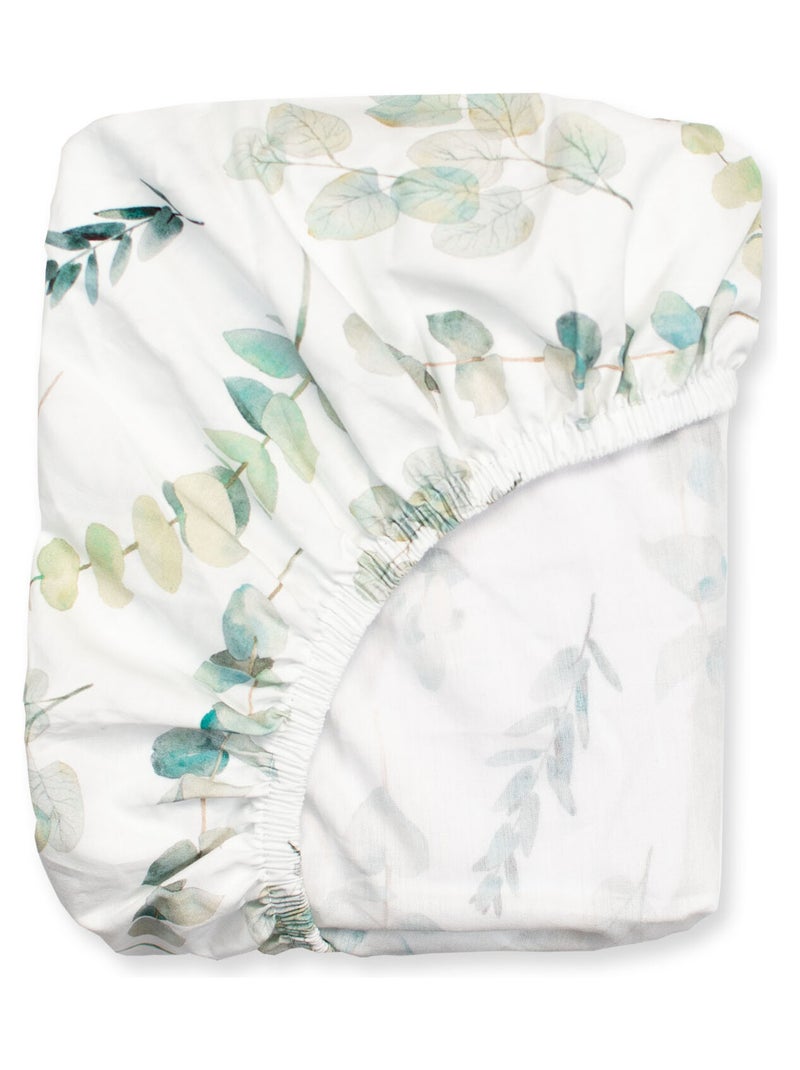 Drap-housse en coton, Eucalyptus SEVIRA KIDS Multicolore - Kiabi