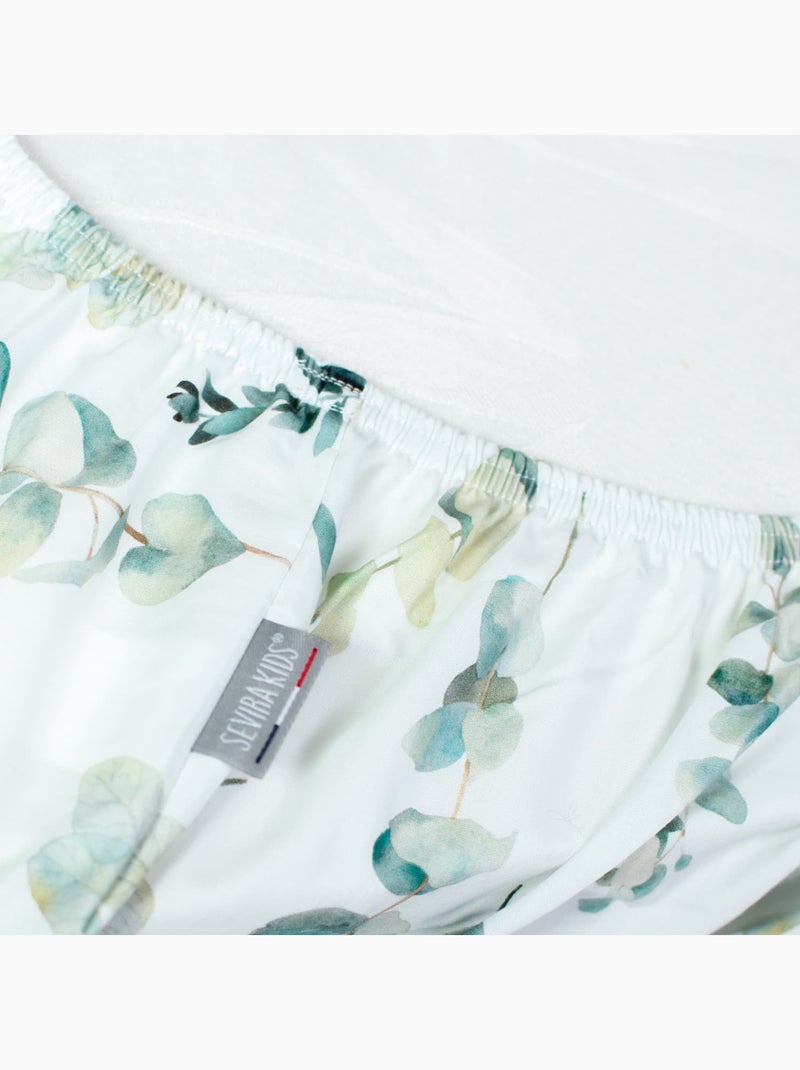Drap-housse en coton, Eucalyptus SEVIRA KIDS Multicolore - Kiabi