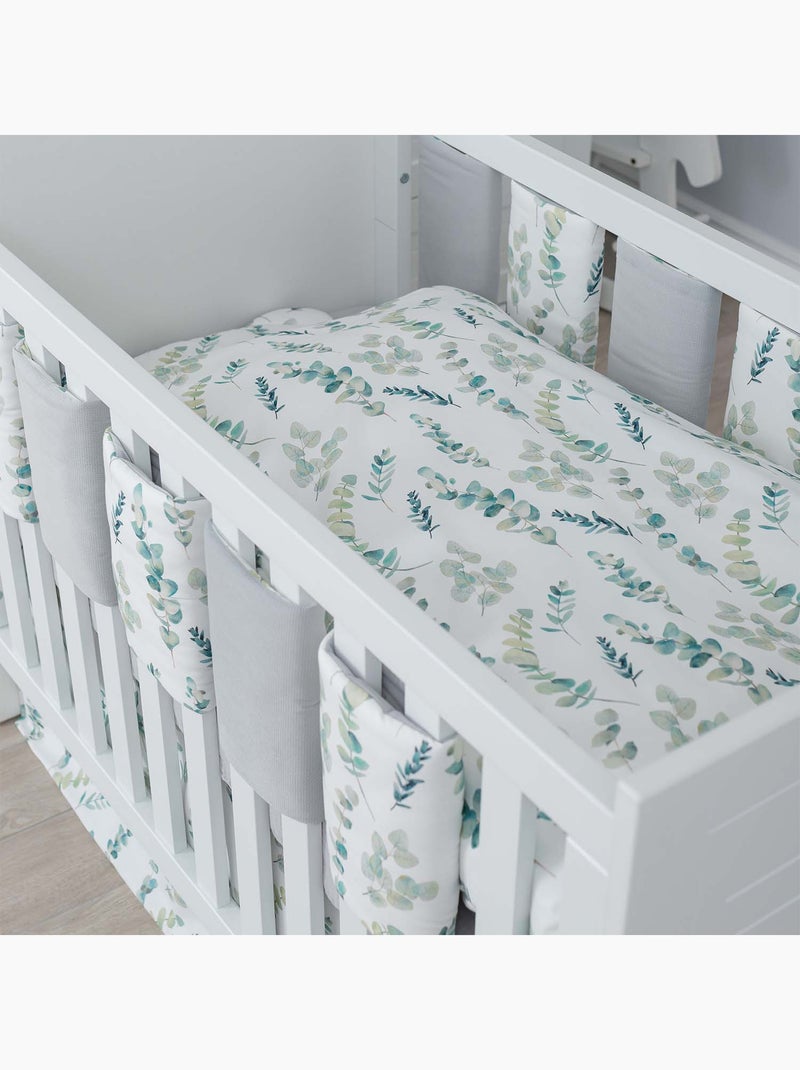 Drap-housse en coton, Eucalyptus SEVIRA KIDS Multicolore - Kiabi