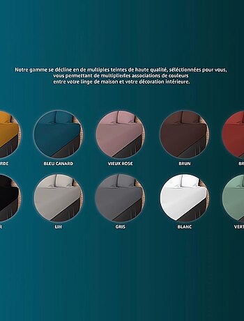 Drap housse en coton JERSEY, par Soleil d'ocre