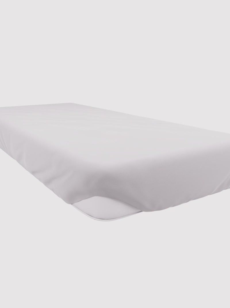 Drap housse en coton JERSEY, par Soleil d'ocre Blanc - Kiabi
