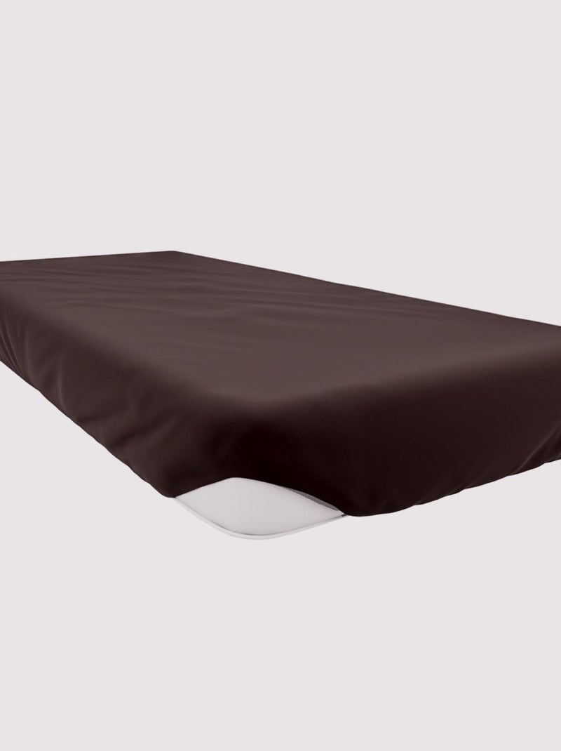 Drap housse en coton JERSEY, par Soleil d'ocre Marron - Kiabi