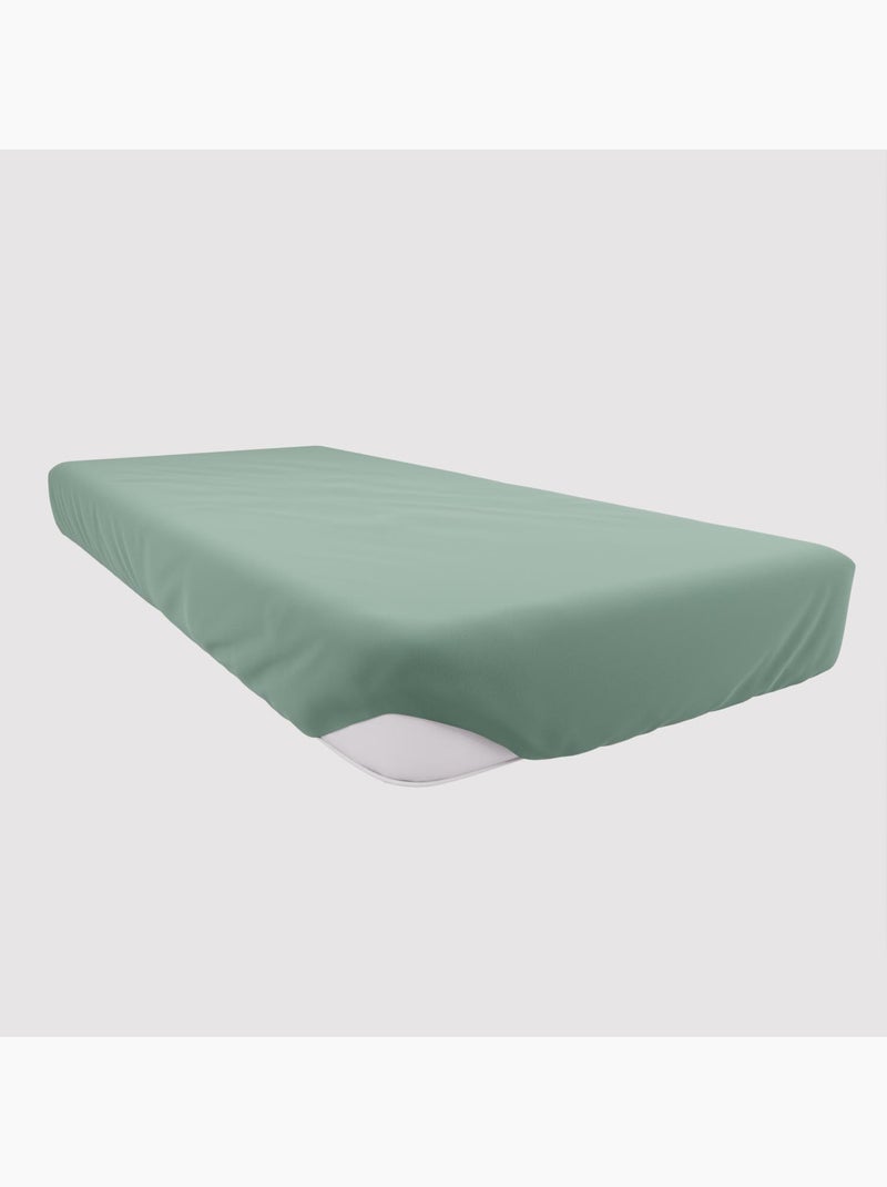 Drap housse en coton JERSEY, par Soleil d'ocre Vert - Kiabi