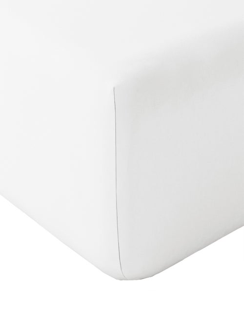Drap housse en coton Lavé Oekotex - Kiabi