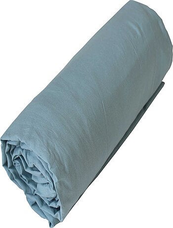Drap housse en coton Lavé Oekotex