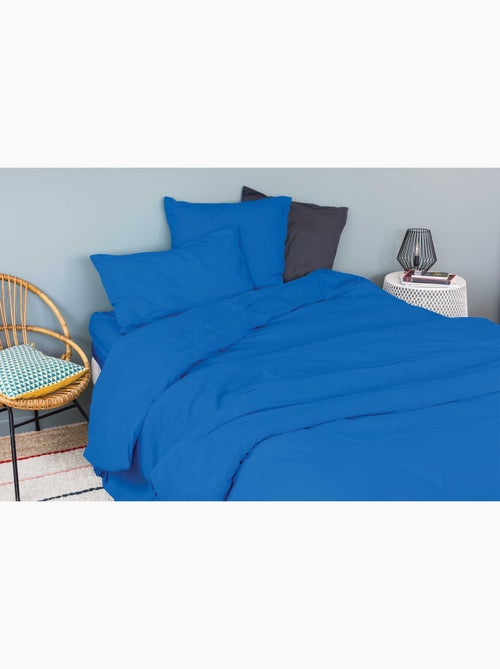 Drap housse en coton Lavé Oekotex - Kiabi