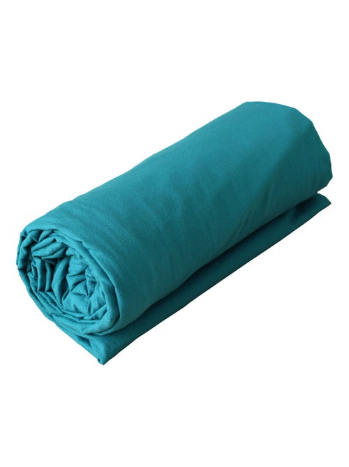 Drap housse en coton Lavé Oekotex - Kiabi