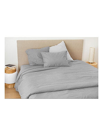 Drap housse en coton Lavé Oekotex