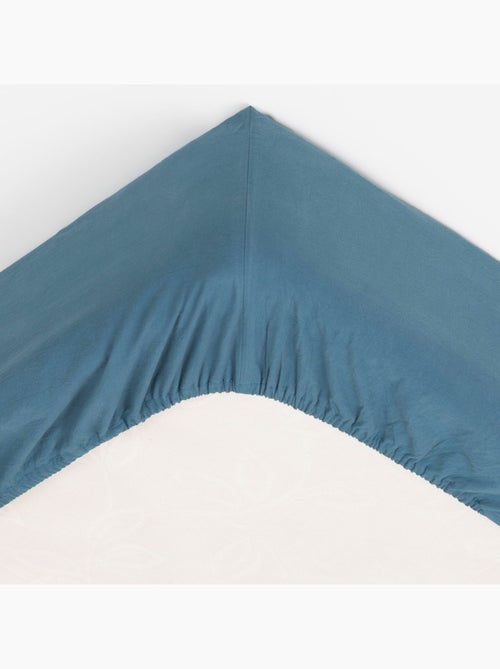 Drap-housse en coton lavé VILMA - Kiabi