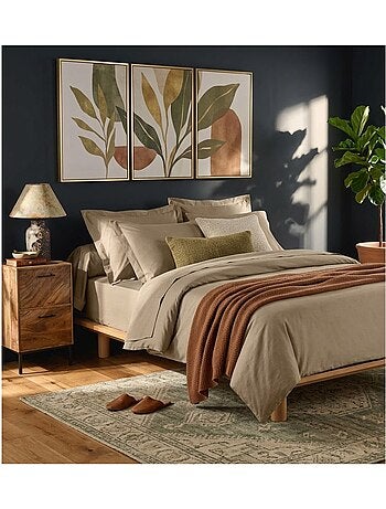 Drap housse en coton line