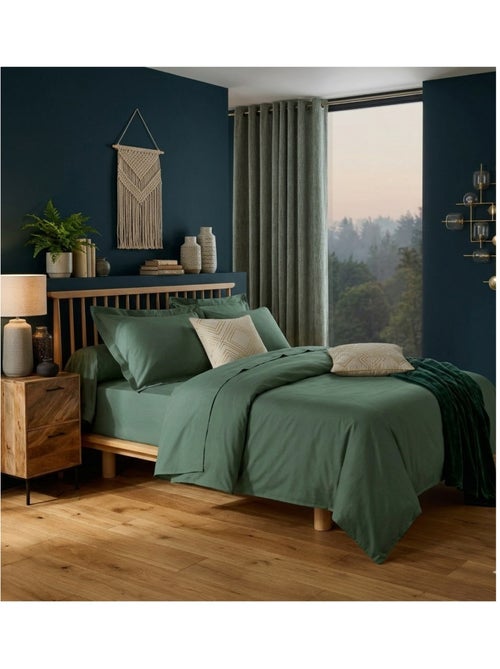 Drap housse en coton Line - Kiabi