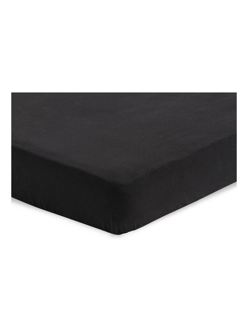 Drap housse en coton lit bébé parapluie Jollein Noir - Kiabi