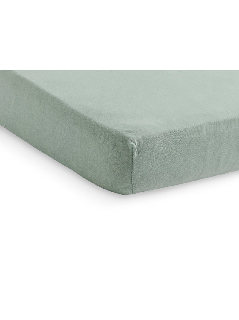 Drap housse en coton lit bébé parapluie Jollein Vert - Kiabi