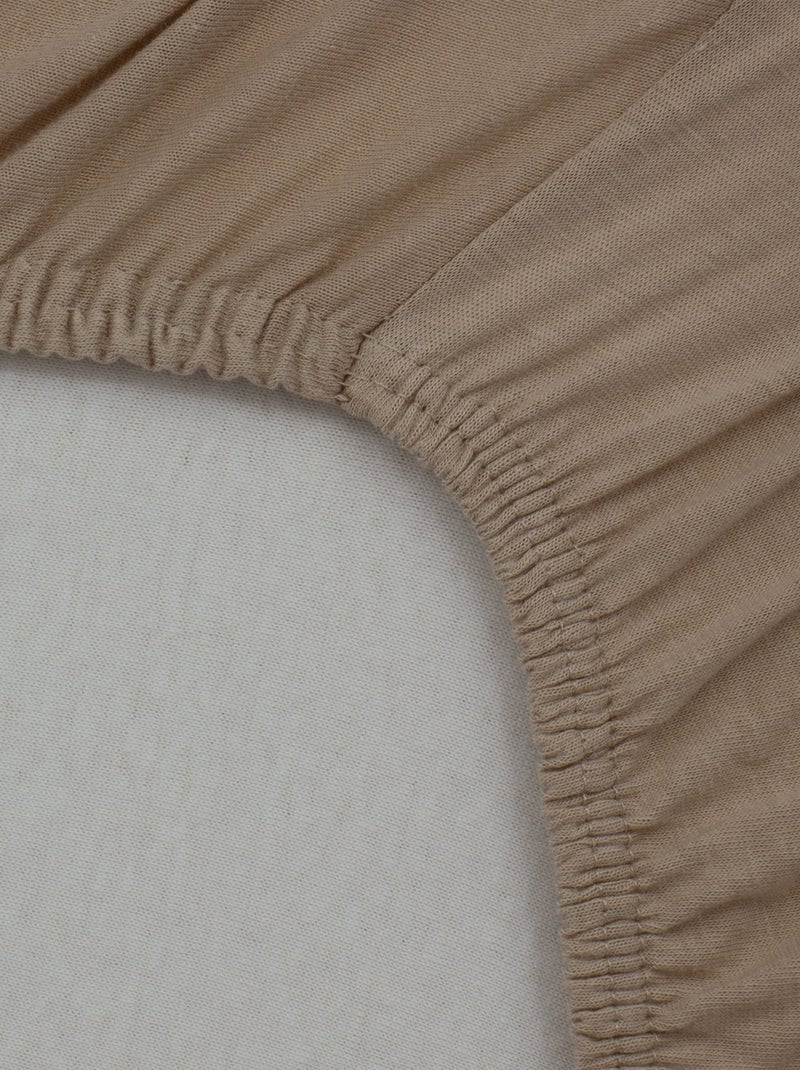 Drap housse en coton spécial berceau - Babycalin Taupe - Kiabi
