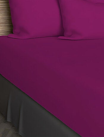 Drap housse en coton uni 57 Fils/cm2 par SOLEIL D'OCRE