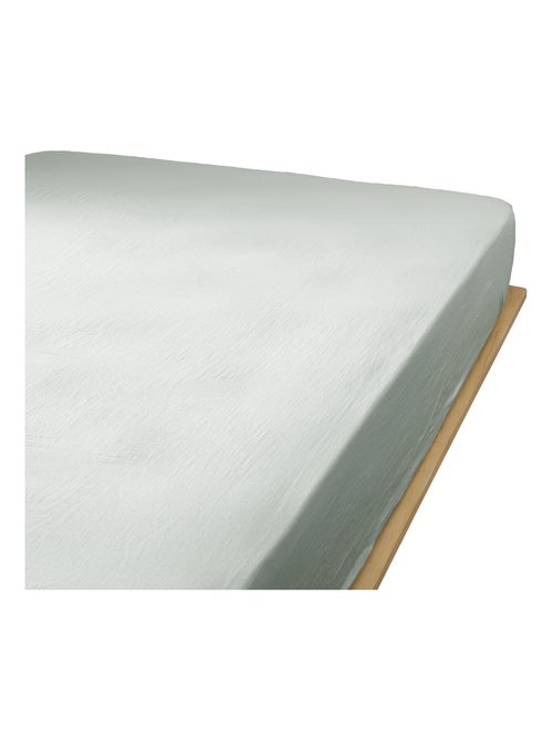 Drap housse en double Gaze de coton - Kiabi