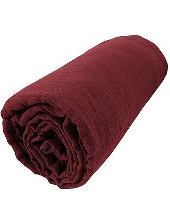 Drap housse en double Gaze de coton