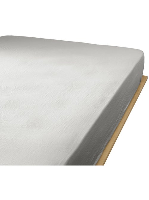 Drap housse en double Gaze de coton - Kiabi