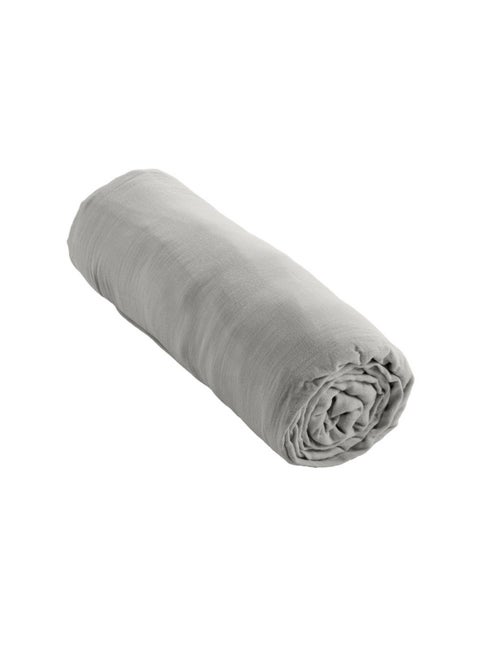Drap housse en double Gaze de coton - Kiabi