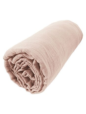 Drap housse en double Gaze de coton