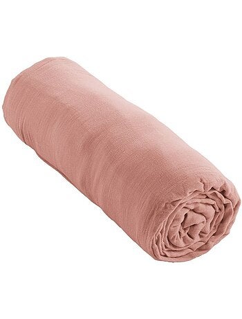 Drap housse en double Gaze de coton