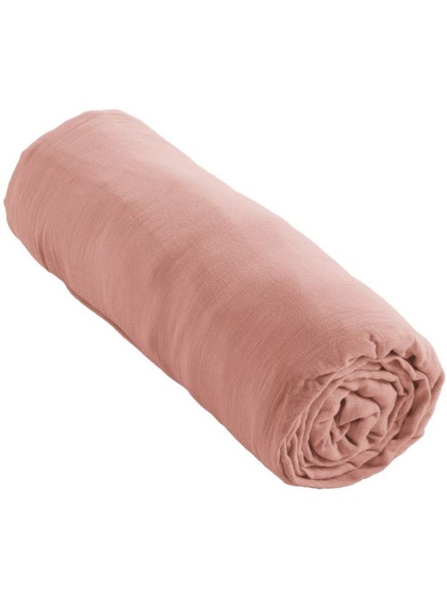 Drap housse en double Gaze de coton - Kiabi Drap housse en double Gaze de coton - Kiabi