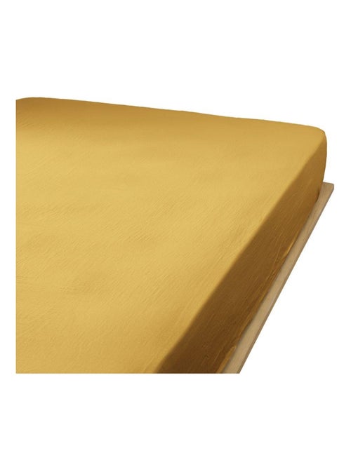 Drap housse en double Gaze de coton - Kiabi