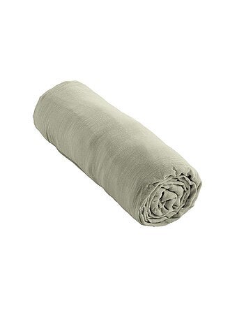 Drap housse en double Gaze de coton