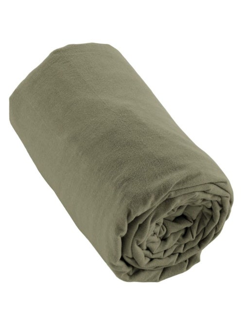 Drap housse en Flanelle de Coton - Kiabi