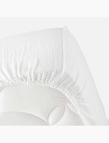 Drap Housse en gaze de coton ANGELIA