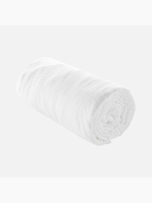 Drap Housse en gaze de coton ANGELIA - Kiabi Drap Housse en gaze de coton ANGELIA - Kiabi