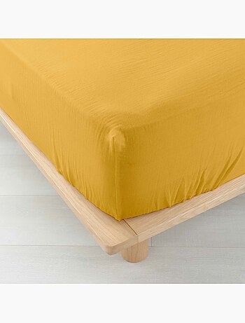 Drap Housse en gaze de coton ANGELIA