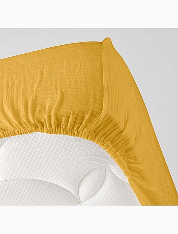 Drap Housse en gaze de coton ANGELIA