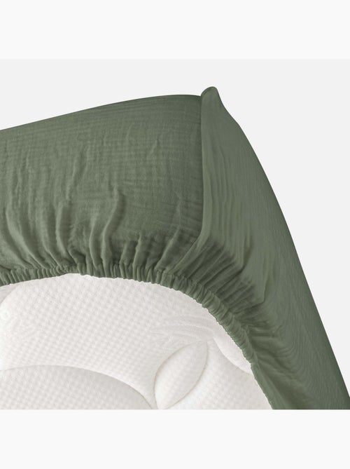 Drap Housse en gaze de coton ANGELIA - Kiabi