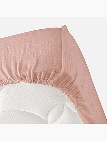 Drap Housse en gaze de coton ANGELIA