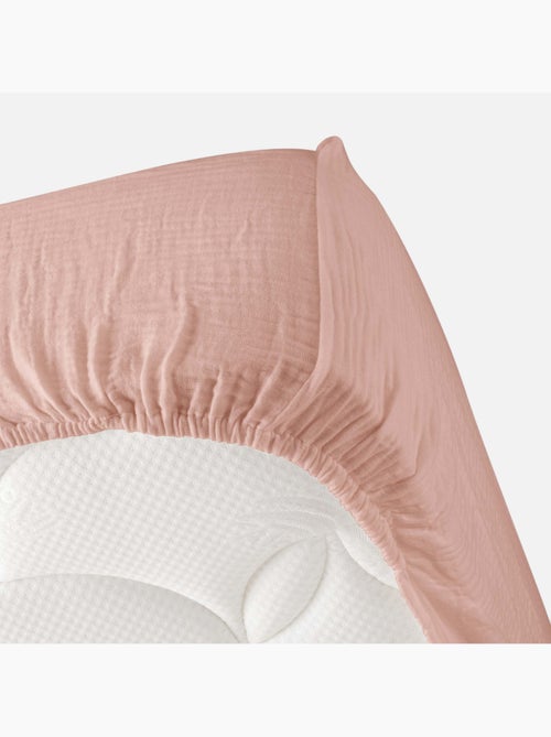 Drap Housse en gaze de coton ANGELIA - Kiabi Drap Housse en gaze de coton ANGELIA - Kiabi