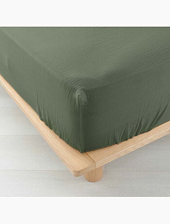 Drap Housse en gaze de coton ANGELIA