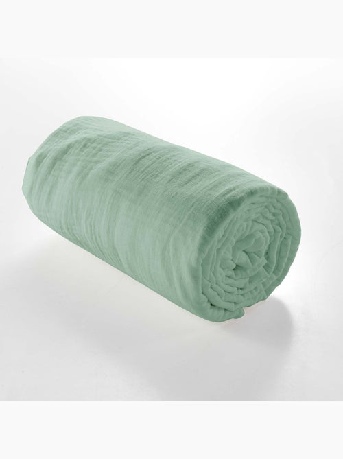 Drap Housse en gaze de coton ANGELIA - Kiabi Drap Housse en gaze de coton ANGELIA - Kiabi