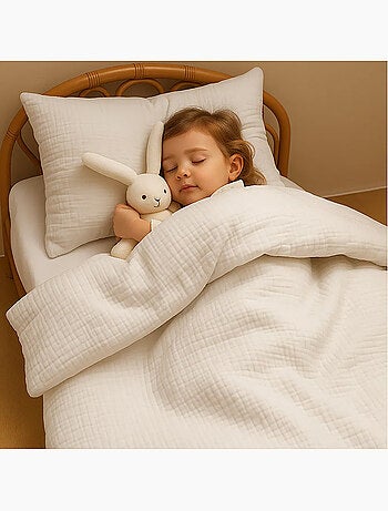 Drap Housse en Gaze de Coton Bio