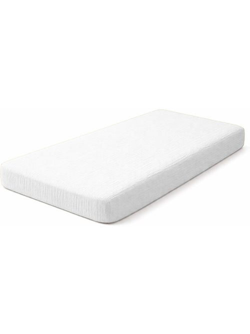 Drap Housse en Gaze de Coton Bio - Kiabi Drap Housse en Gaze de Coton Bio - Kiabi