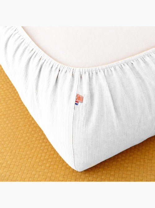 Drap Housse en Gaze de Coton Bio - Kiabi Drap Housse en Gaze de Coton Bio - Kiabi
