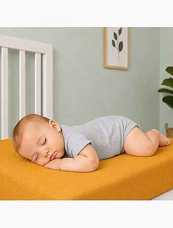 Drap Housse en Gaze de Coton Bio Vichy