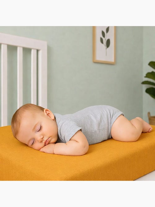 Drap Housse en Gaze de Coton Bio Honey - Kiabi Drap Housse en Gaze de Coton Bio Honey - Kiabi