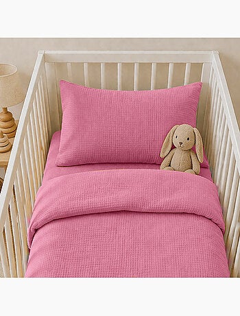 Drap Housse en Gaze de Coton Bio