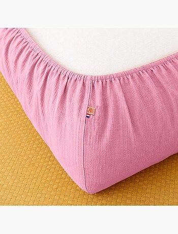 Drap Housse en Gaze de Coton Bio