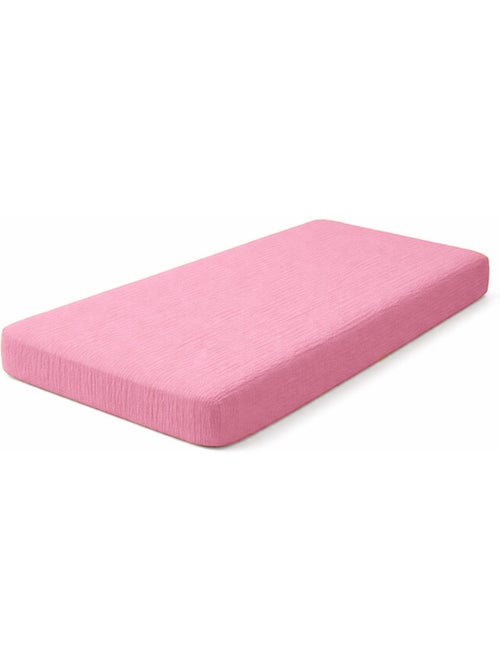 Drap Housse en Gaze de Coton Bio - Kiabi
