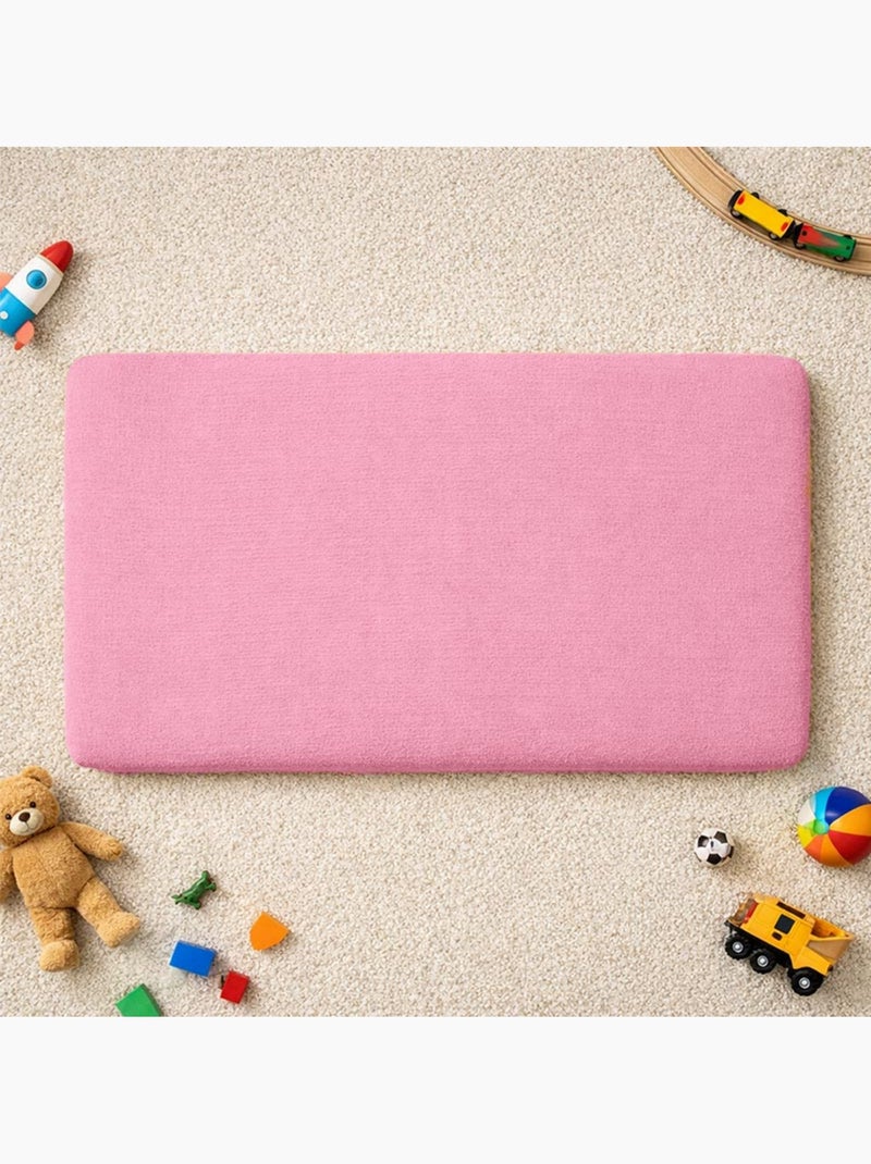 Drap Housse en Gaze de Coton Bio Rose - Kiabi